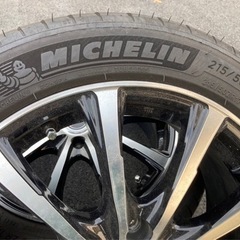 タイヤホイール付　215/50 R17 ４本セット　引き取り