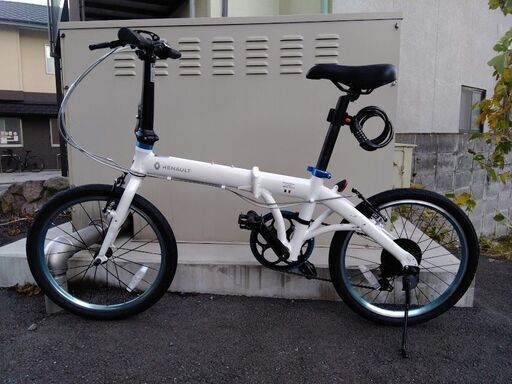 1.5万円【ルノー LIGHT10】20インチ折り畳み自転車 10.8kg