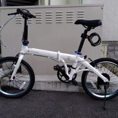 1.5万円【ルノー LIGHT10】20インチ折り畳み自転車 1...