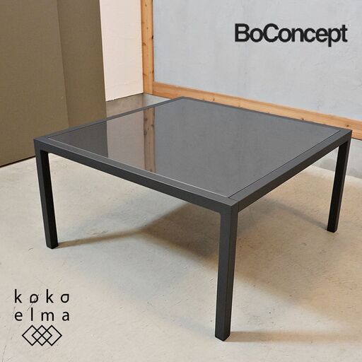 北欧デンマークのブランドBoConcept(ボーコンセプト)のROME コーヒーテーブルです。スタイリッシュなデザインのガラスセンターテーブル。モダンなお部屋に良く合います！DL127