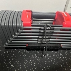 可変式ダンベル40キロ2個、トレーニングベンチ、トレーニングマット3点セット