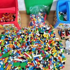 【LEGO】大量セット赤バケツ青バケツ追加ブロック基礎板ミニフィグ
