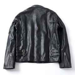 牛革製シングルライダース