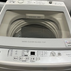 J3172 6ヶ月保証付き！ AQUA アクア 9kg洗濯機 AQW-GV90JBK-FS 2020年製