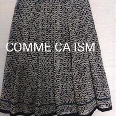 【コムサイズム】COMME CA ISM　シフォン　プリーツスカ...