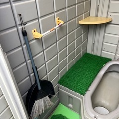 仮設トイレ　HR型汲取式　簡易水洗