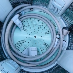 福岡市内配送設置無料　日立 7．0kg全自動洗濯機 エディオンオリジナル ビートウォッシュ ホワイト BW-V70AE4 W