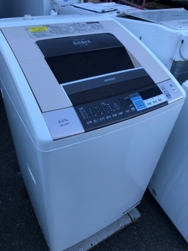 福岡市内配送設置無料　日立 HITACHI BW-D8SV N [ビートウォッシュ たて型洗濯乾燥機（8.0kg） 自動お掃除搭載 シャンパン]