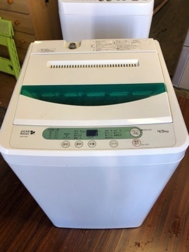 福岡市内配送設置無料　ヤマダ電機オリジナル　全自動電気洗濯機　(4.5kg) HerbRelax YWM-T45A1(W)