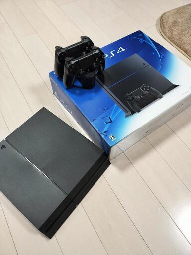 PS4 CUH-1200A コントローラー2個充電器セット