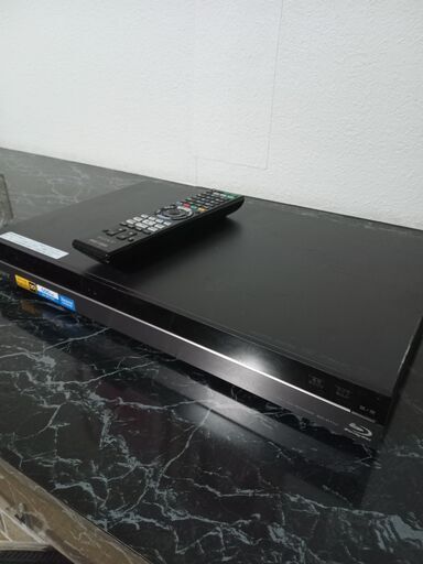 SONY　ブルーレイレコーダー　BDZ-AT770T　ソニーリモコンRMT-B007J　500GB　３番組録画
