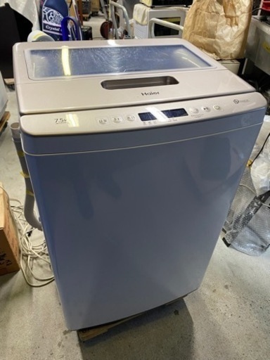 お薦め品‼️分解洗浄済み‼️インバータ搭載 ハイアール洗濯機7.5kg2021年