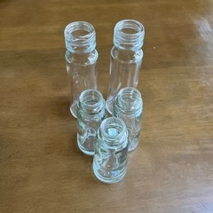 ガラス瓶５個