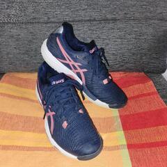 最終⭐アシックスasicsテニスシューズ25.0オムニ/クレー専用