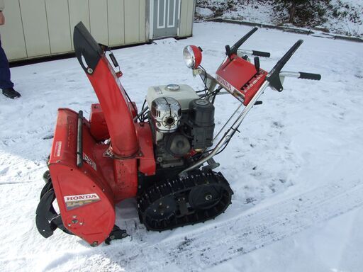 【紋別市発】除雪機　ホンダスノーラ　HS-80　ガソリンエンジンGX240　作動確認　動画あり　バッテリー不良　オイル交換済み 年式不明1985年発売　中古動品