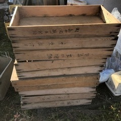 昭和4年製木箱