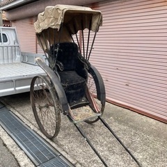 【交渉中】本物⭐︎古い人力車　大正時代　昭和初期