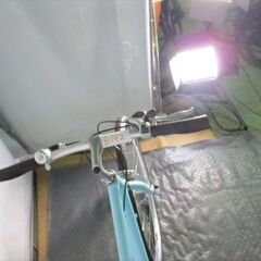 Ｄ192　★17800円★整備済み スポーツ中古自転車 【クロスバイク　水色　46ｃｍアルミフレーム】