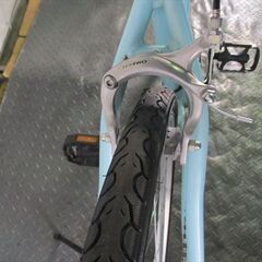 Ｄ192　★17800円★整備済み スポーツ中古自転車 【クロスバイク　水色　46ｃｍアルミフレーム】
