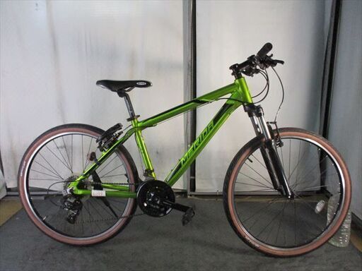 Ｄ194★23800円★整備済み スポーツ中古自転車★ミヤタ★メリダ【マウンテンバイク　グリーン26インチ　41ｃｍ】