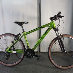 Ｄ194★23800円★整備済み スポーツ中古自転車★ミヤタ★メリダ【マウンテンバイク　グリーン26インチ　41ｃｍ】