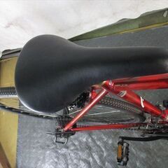 Ｄ195★18000円★整備済み スポーツ中古自転車 【クロスバイク　HEAD　赤　49ｃｍ】