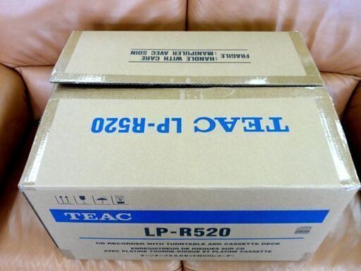 開封・未使用品 TEAC ターンテーブル/カセットプレーヤー付 CD  