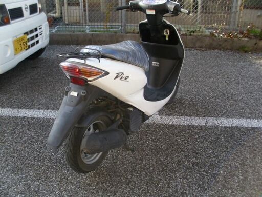 【購入済み！】前後タイヤ新品！ホンダ スマート　ディオ　AF56（白）実動中古車◆彦根市～ 購入済み！】前後タイヤ新品！ホンダ スマート ディオ AF56（白）実動