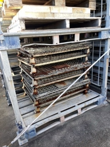 薪 他多目的鉄製パレット棚