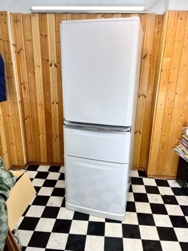 MITSUBISHI 冷蔵庫 MRｰC34ZｰW1 335L ファミリー 料理 大型