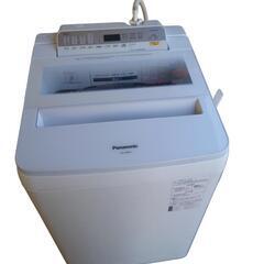 【売ります】パナソニック　洗濯機　8kg　NA-FA80H6　2...
