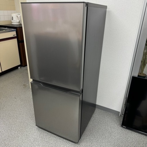 【美品】冷蔵庫　2ドア　AQUA アクア　AQR-14N(S)  シルバー　2023年製