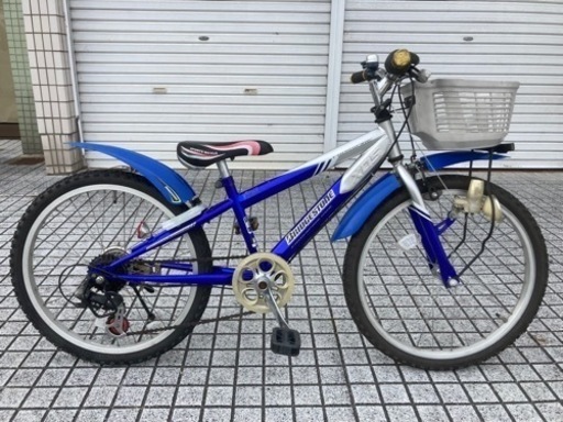 【22インチJr.マウンテン】ブリヂストン製❗️XOS 6段変速付　若林自転車　浜大津店　SALE中❗️