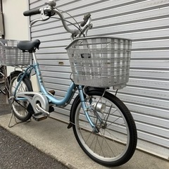 ☆前後タイヤ良品☆ バッテリー再生済4.0ah 20型 電動自転車 防犯登録 