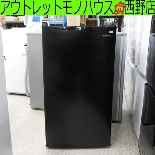 冷蔵庫 93L 2022年製 アイリスオーヤマ 1ドア ブラック IRJD-9A-B 90Lクラス 九十Lクラス 小型 コンパクト 単身者向け 札幌 西野店
