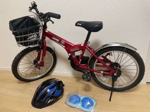 Jeep キッズ 自転車 ジープ 18インチ ヘルメット プロテクター 子供 男の子