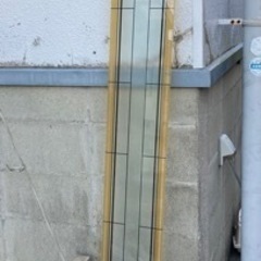 レトロなガラス板7mm厚　1910×210×7
