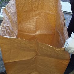 （J-772)　油紙の大型袋2つ(中古）*引取り限定(加古川市　...