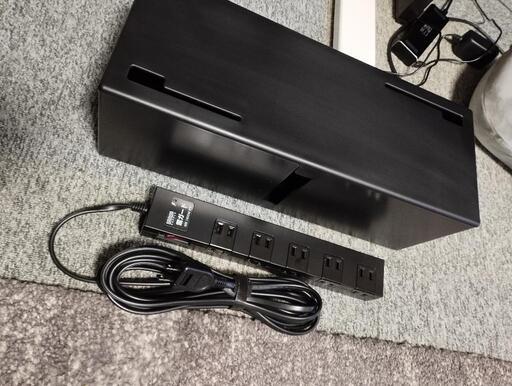 電源タップ＆ケーブルボックス　セット