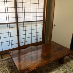 机、デスク　杉