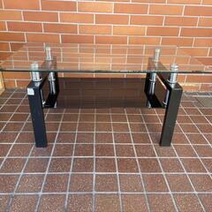 【SJ219】センターテーブル　ガラス製　サイズ：縦50cm×横...