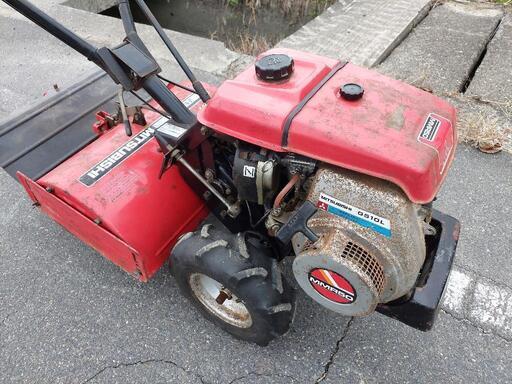 三菱　管理機　培土器付き　逆転  軽整備済み　農機具 三菱 管理機 培土器付き 逆転 軽整備済み 農機具