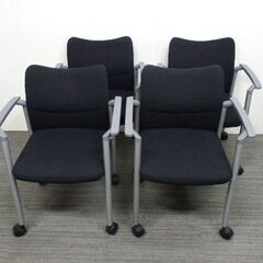 LION　ライオン　キャスター付きミーティングチェアー　4脚セット LION ライオン キャスター付きミーティングチェアー 4脚セット