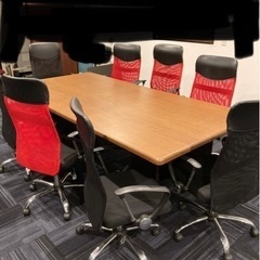 決まりました‼️早い者勝ち‼️オフィス　机、椅子8個セット
