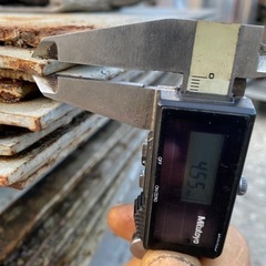 縞板鉄板切板　4.5ｍｍ厚1820mmx900mm