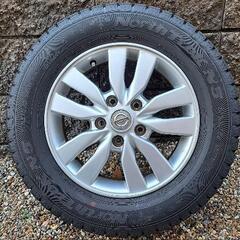 【2022年製】スタッドレスタイヤ & ニッサン セレナ　C26　純正アルミホイール　4本セット