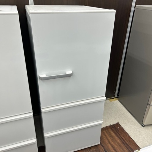 12-9【中古品】AQUA 3ドア冷凍冷蔵庫 AQR-KS27G 2018年製