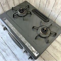 お引取り限定 美品 18年製 リンナイ 都市ガス用コンロ 2口ガステーブル