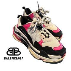 BALENCIAGA トリプルS スニーカー ネオンピンク 25㎝