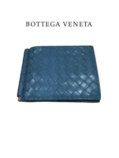 Bottega Veneta イントレチャート マネークリップ付き ウォレット